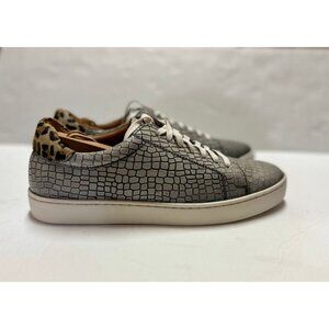 Diba True Abbot Snakeskin Embossed Sneaker Women Size 9.5